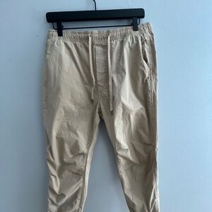 American Eagle beige mens joggers size small